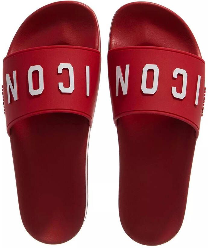 Dsquared2 Sandalen Ceresio Slides in rood