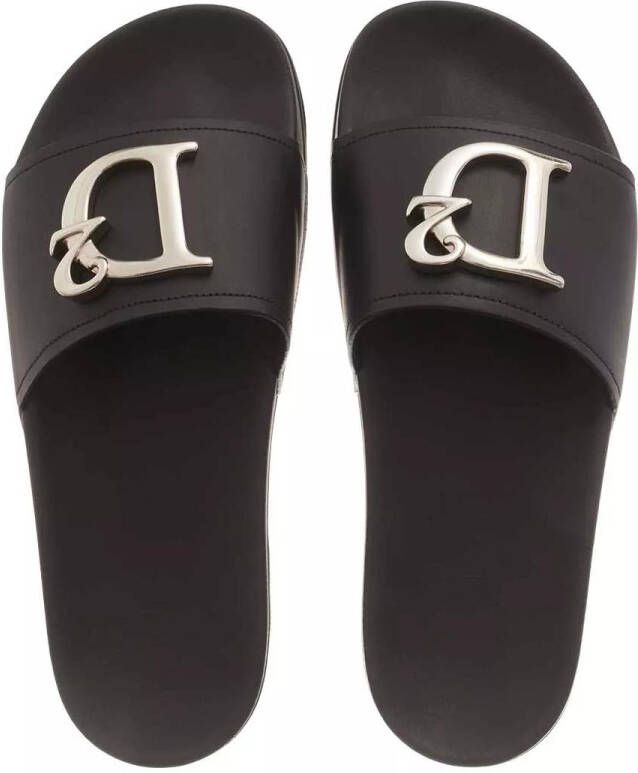 Dsquared2 Sandalen Slide Sandals in zwart