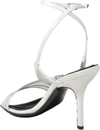 Dsquared2 Sandalen White Leather Icon Clubbing Sandals in wit