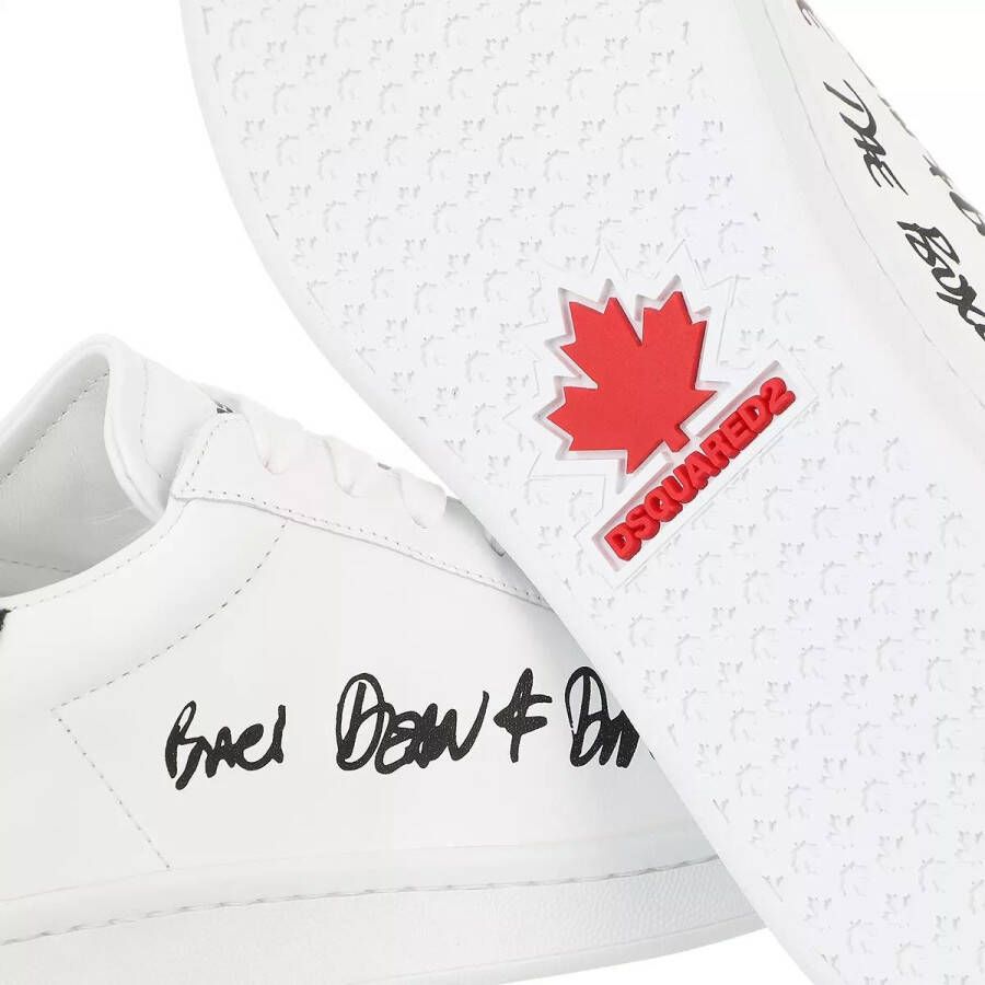Dsquared2 Leren Veterschoenen The Canadian Stijl White Dames - Foto 4