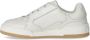 Elisabetta Franchi Low-Top Sneakers Ivory Leather Sneaker in beige - Thumbnail 2