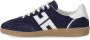 Elisabetta Franchi Low-Top Sneakers Oltremare Avorio Sneaker With Logo in blauw - Thumbnail 2
