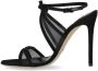 Elisabetta Franchi Sandalen Black Heeled Sandal With Bow in zwart - Thumbnail 1