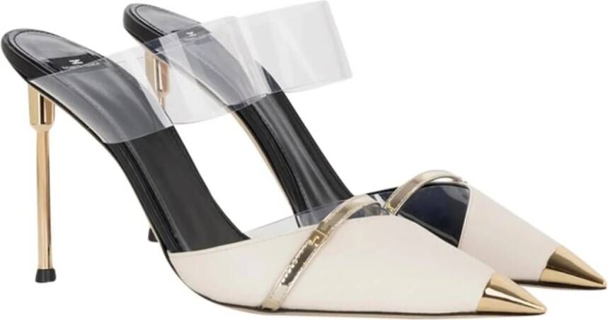 Elisabetta Franchi Sandalen Sandals Burrooro in goud