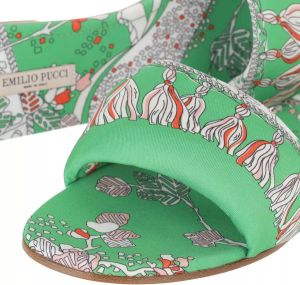 EMILIO PUCCI Loafers & ballerina schoenen Rugiada Mules in meerkleurig
