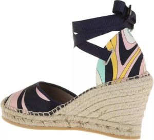 EMILIO PUCCI Sandalen Wedges Techno Twill in multi