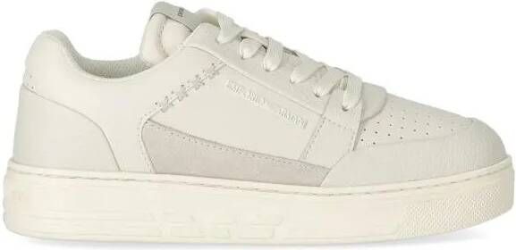 Emporio Armani Low-Top Sneakers Basket Ivory Sneaker in beige