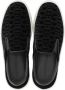 Emporio Armani Low-Top Sneakers Black Monogram Slip-On Sneaker in zwart - Thumbnail 2