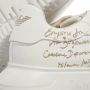 Emporio Armani Witte+Lichtgouden Sneaker White Dames - Thumbnail 1