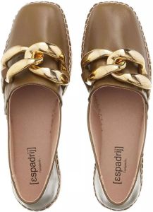 Espadrij l originale Loafers & ballerina schoenen Loafer Chain Cuir in groen