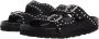 Espadrij l originale Sandalen Ami Rivet in zwart - Thumbnail 1