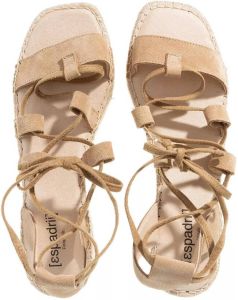 Espadrij l originale Sandalen Pyrenees Velour High in beige