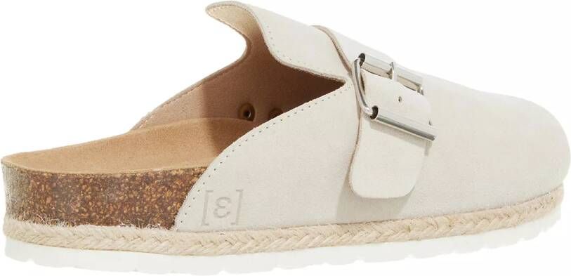 Espadrij l originale Slippers & Mules Cloq Velour Boucle in beige
