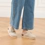 Espadrij l originale Slippers & Mules Cloq Velour Boucle in beige - Thumbnail 1