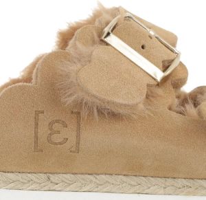 Espadrij l originale Slippers Espadrille Slipper in cognac