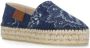 ETRO Denim Jacquard Espadrillas in blauw - Thumbnail 1