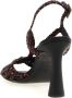 ETRO Sandalen Two-Tone Woven Fabric Sandals in zwart - Thumbnail 1