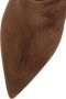 3Juin Boots Pointed Toe Suede Knee-High Boots in bruin - Thumbnail 3