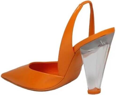 3Juin Hoge hakken Kristen Slingback Pump in oranje
