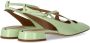 A. Bocca Hoge hakken Light Green Slingback Pump in groen - Thumbnail 7