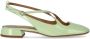 A. Bocca Hoge hakken Light Green Slingback Pump in groen - Thumbnail 8