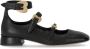 A. Bocca Black Ballet Flat With Straps in zwart - Thumbnail 2