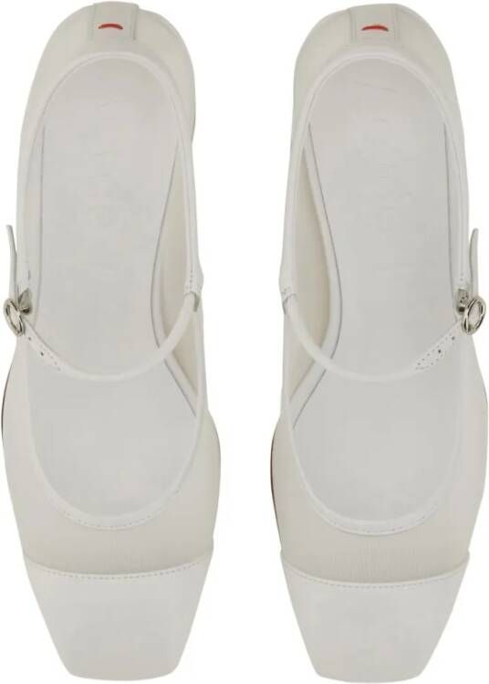 Aeydē Hoge hakken "Aline" Pump in wit