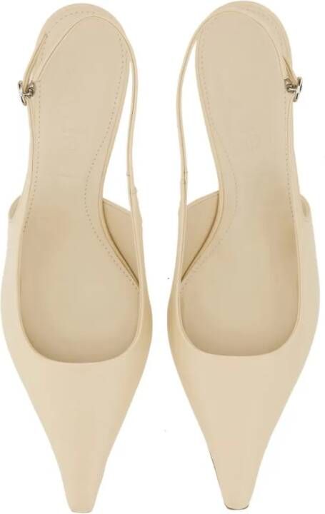 Aeydē Hoge hakken "Catrina" Scarpa Slingback in beige