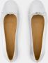 Aeyde Zilveren Leren Ballerinas Ronde Neus Instapper Gray Dames - Thumbnail 6