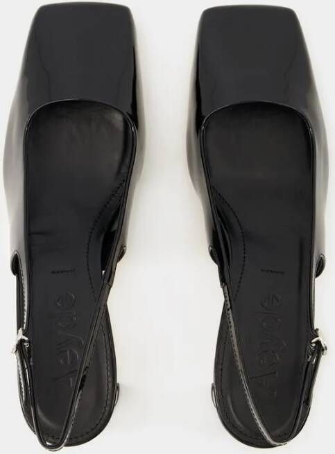 Aeydē Sandalen Eliza Sandals Leather Black in zwart