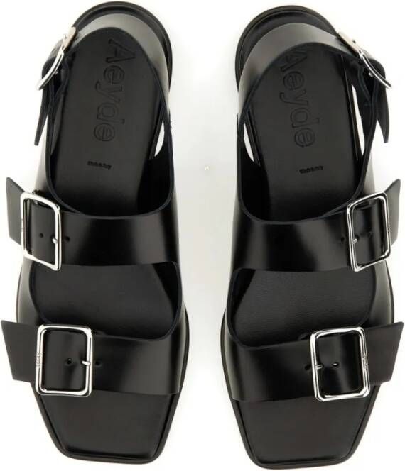 Aeydē Sandalen "Tekla" Sandal in zwart