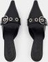 Aeydē Slippers & Mules Danielle Sandals Leather Black in zwart - Thumbnail 6