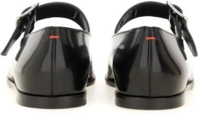 Aeydē Sunny Polido Dancer Lamb Leather Flats in zwart