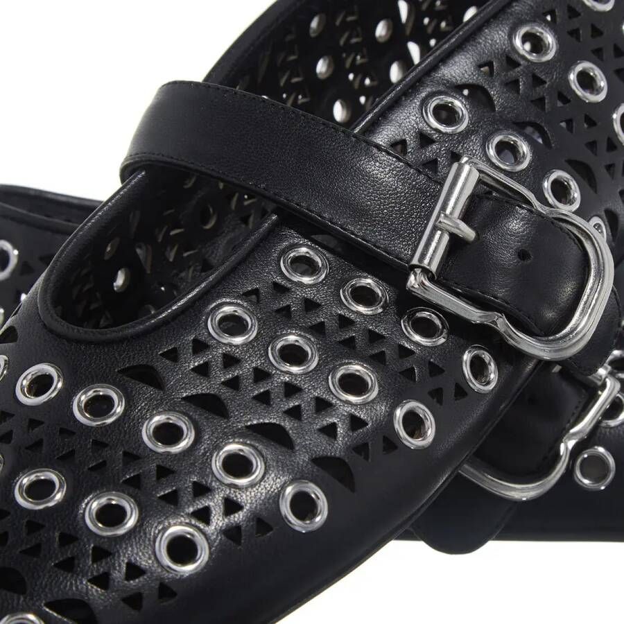 alaia Ballerinas Eyelets Ballet Flats in zwart