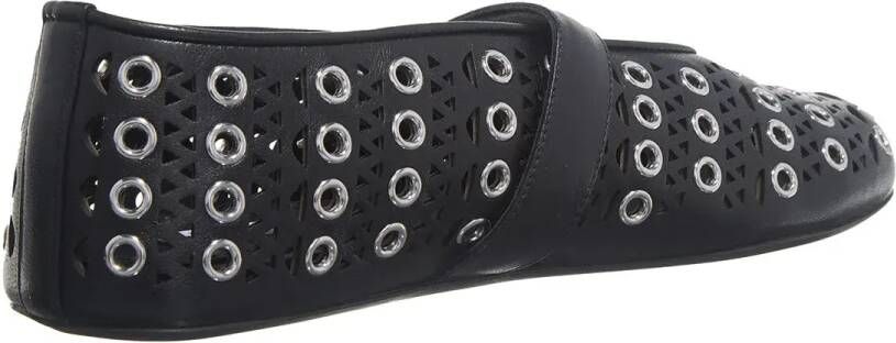 alaia Ballerinas Eyelets Ballet Flats in zwart