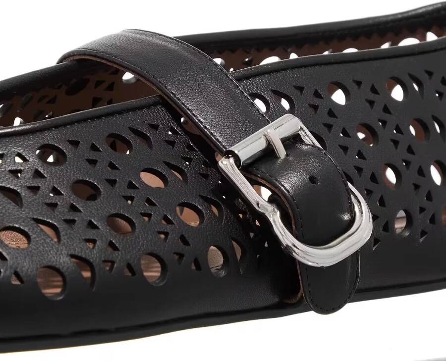 alaia Loafers Ballet Flats in zwart