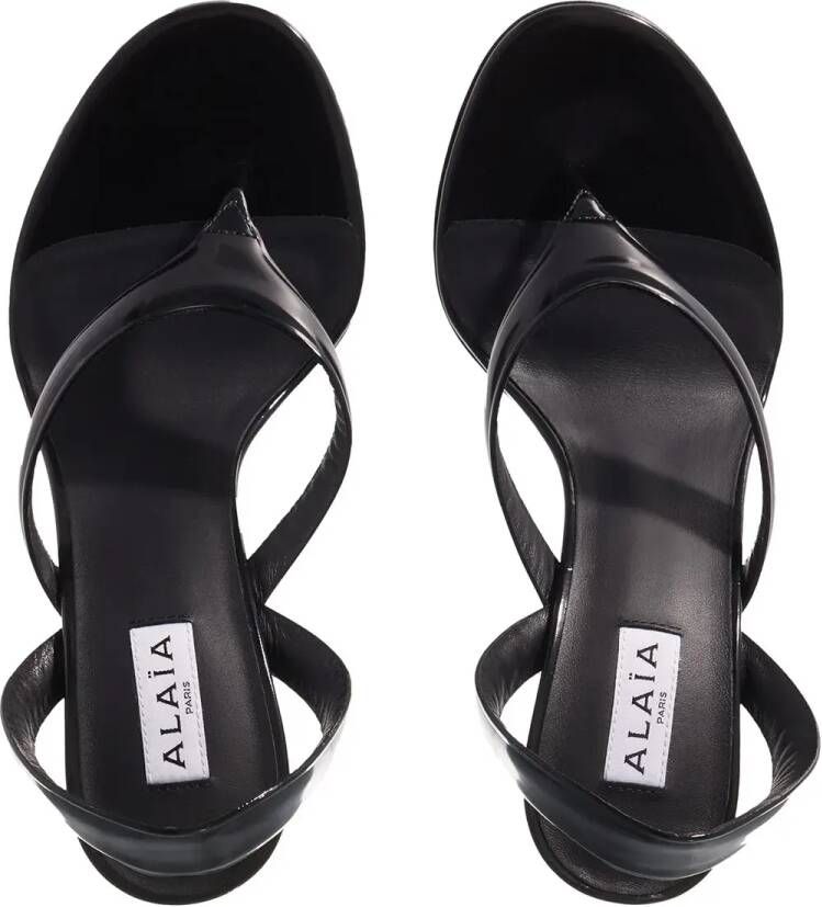 alaia Sandalen Tong Sandals in zwart