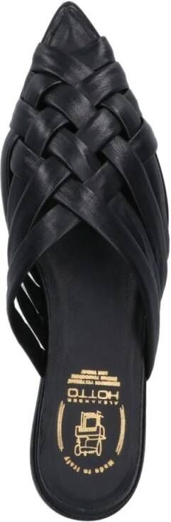 Alexander Hotto Sandalen Woven Sandals – Black in zwart