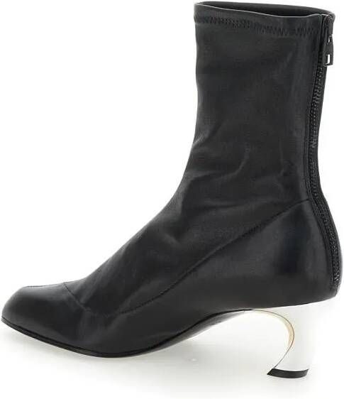 alexander mcqueen Boots Armadillo' Black Ankle Boots in zwart