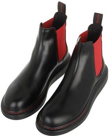alexander mcqueen Boots & laarzen Chelsea Boots Leather in rood
