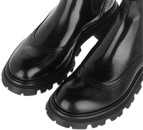 alexander mcqueen Boots & laarzen Chunky Ankle Boots Leather in zwart