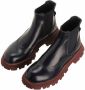 Alexander mcqueen Boots & laarzen Chunky Ankle Boots Leather in blauw - Thumbnail 2