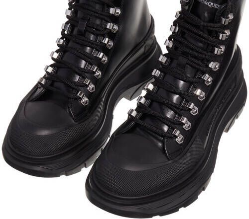 alexander mcqueen Boots & laarzen High Boots Leather in zwart
