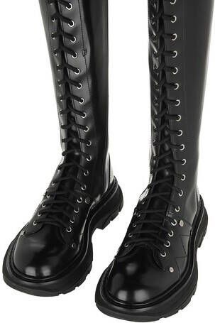 alexander mcqueen Boots & laarzen Tread Lace Up Boot in zwart