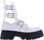 Alexander mcqueen Boots Leather Ankle Boots in wit - Thumbnail 5