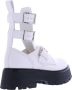Alexander mcqueen Boots Leather Ankle Boots in wit - Thumbnail 7