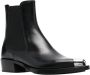 Alexander mcqueen Boots Leather Boots in zwart - Thumbnail 2