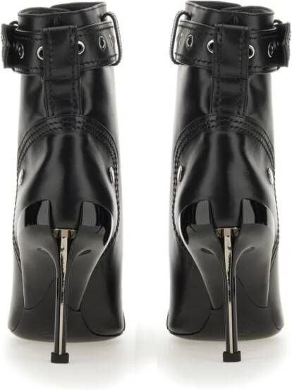 alexander mcqueen Boots Slash Biker Boot in zwart