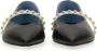Alexander mcqueen Leather Ballerina Flats With Pointed Toe in zwart - Thumbnail 2
