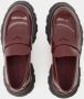 Alexander mcqueen Loafers Leather Dark Burgundy in rood - Thumbnail 6
